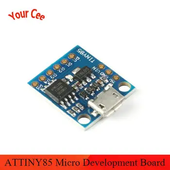 ATTINY85 Module Micro Development Board Micro USB Digispark kickstarter ATTINY85 Microcontroller for Arduino
ATTINY85 Module Micro Development Board Micro USB Digispark kickstarter ATTINY85 Microcontroller for Arduino