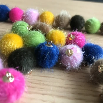 Yidensy 24pcs Round Mink Fur Ball Pompom Charm Pendant dia 15mm with Hole fit Earrings Necklace Bracelet DIY Jewelry Findings
Yidensy 24pcs Round Mink Fur Ball Pompom Charm Pendant dia 15mm with Hole fit Earrings Necklace Bracelet DIY Jewelry Findings