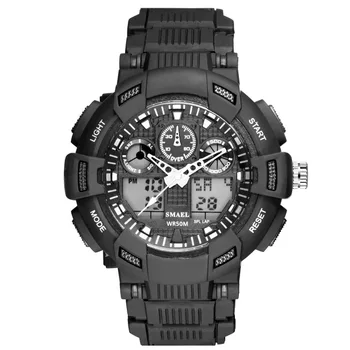 Smyel Double display Watch Led Luminous Meter Electronic Watch Teenagers Men creative watches 
Smyel Double display Watch Led Luminous Meter Electronic Watch Teenagers Men creative watches