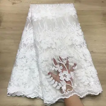 2019 high quality Nigerian tulle lace fabric latest african lace mesh fabric with white 3 d flowers bride french net lace
2019 high quality Nigerian tulle lace fabric latest african lace mesh fabric with white 3 d flowers bride french net lace