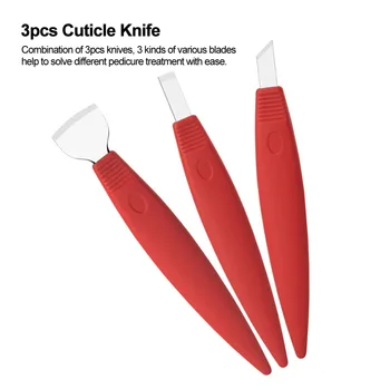 3pcs Cuticle Knife Feet Pedicure Callus Rasp File Foot Care Tool For Removing Foot Hard Dead Skin & Treating Ingrown Nails
3pcs Cuticle Knife Feet Pedicure Callus Rasp File Foot Care Tool For Removing Foot Hard Dead Skin & Treating Ingrown Nails