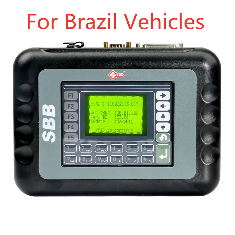 SBB V33.01 Brazil Auto Key Programmer Real Version 30.01.126 SBB 33.01 For G-M Pin Code Immobilizer OBD2 Transponder Brazil
SBB V33.01 Brazil Auto Key Programmer Real Version 30.01.126 SBB 33.01 For G-M Pin Code Immobilizer OBD2 Transponder Brazil