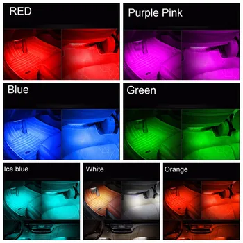 4x Car RGB LED Strip Light Multiple Colors Car Interior Decorative for Atmosphere Lamps With Remote Control 
4x Car RGB LED Strip Light Multiple Colors Car Interior Decorative for Atmosphere Lamps With Remote Control