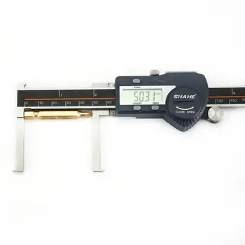 0.01mm Digital Caliper Stainless Steel Digital Inside Groove Type Caliper Blurtooth Caliper with Knife Measuring Head
0.01mm Digital Caliper Stainless Steel Digital Inside Groove Type Caliper Blurtooth Caliper with Knife Measuring Head