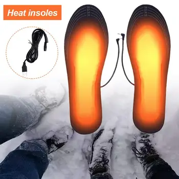 1Pair USB Heated Shoe Insoles Washable Can be Cut Foot Warmer Pad Winter Sock Mat #D0 
1Pair USB Heated Shoe Insoles Washable Can be Cut Foot Warmer Pad Winter Sock Mat #D0