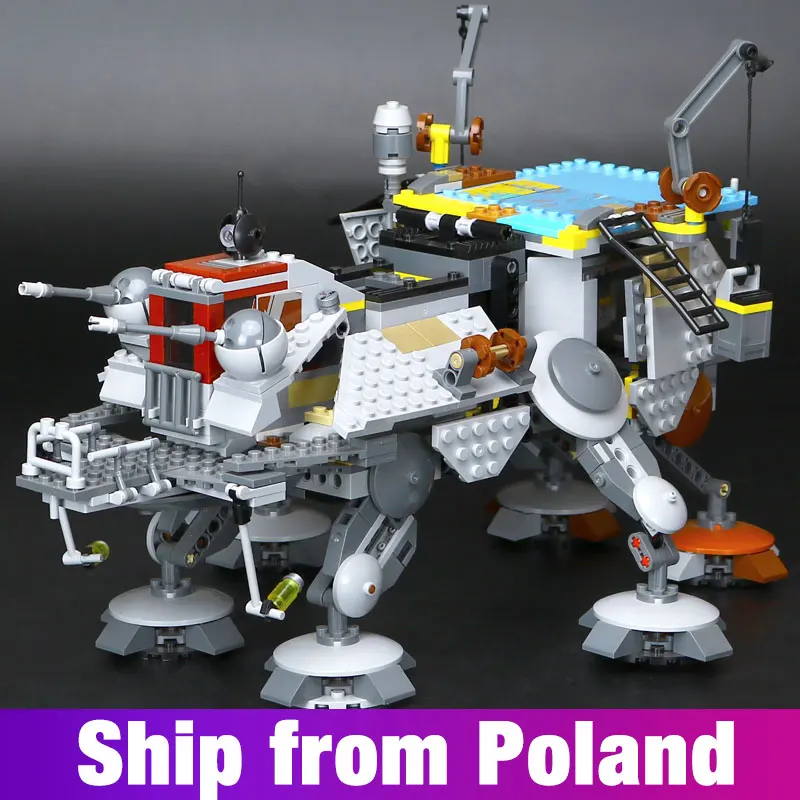 05032 Star plan Series Captain Rex's AT-TE wars Building Blocks Brick Boys Toys Gifts with the 75157 compatible lego
05032 Star plan Series Captain Rex's AT-TE wars Building Blocks Brick Boys Toys Gifts with the 75157 compatible lego