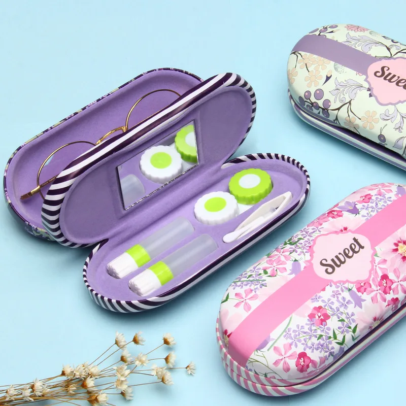 Contact Lens Case Female Creative Personality Double-layer Glasses Storage Box Personalidad Creativa Caja De Gafas De Doble Capa
Contact Lens Case Female Creative Personality Double-layer Glasses Storage Box Personalidad Creativa Caja De Gafas De Doble Capa