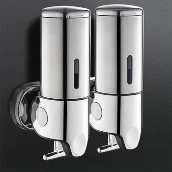 Trolley Wall-Mounted Manual Soap Dispenser Double Head ABS Plastic Electroplate Bathroom Body Lotion Shampoo Holder
Trolley Wall-Mounted Manual Soap Dispenser Double Head ABS Plastic Electroplate Bathroom Body Lotion Shampoo Holder