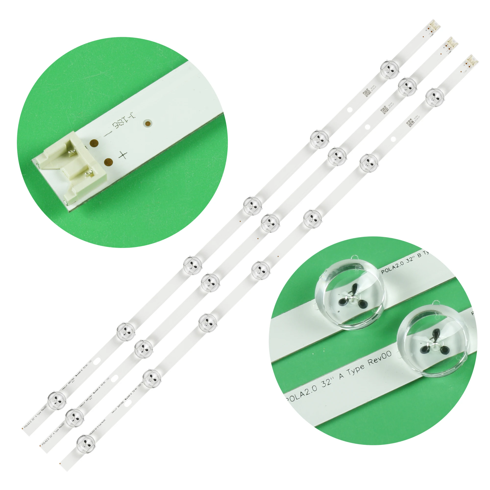 59 см светодиодный подсветка 6/7 лампы для LG 32 дюймов ТВ пола 2 0 POLA2.0 HC320DXN-VSFP4-21XX LG32LN5100
