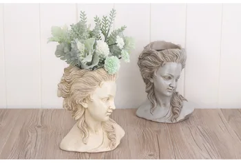 Female Head Vase, Post Modern Style Sculpture Woman Body Shape Squating and Sitting Posture Vase
Female Head Vase, Post Modern Style Sculpture Woman Body Shape Squating and Sitting Posture Vase