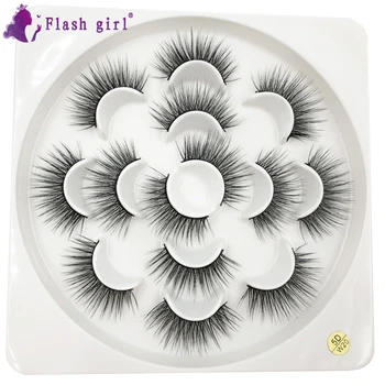 Flash Girl Factory Wholesale Price Full Strip Eyelashes Mink W Series 7 Pairs Makeup Private Label Eyelashes
Flash Girl Factory Wholesale Price Full Strip Eyelashes Mink W Series 7 Pairs Makeup Private Label Eyelashes