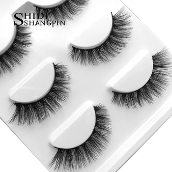 3 Pairs Eyelash 3D Mink Hair Eyelashes Cruelty free Lashes Handmade Reusable Natural Eyelashes Popular False Lash Makeup 3D-X08
3 Pairs Eyelash 3D Mink Hair Eyelashes Cruelty free Lashes Handmade Reusable Natural Eyelashes Popular False Lash Makeup 3D-X08
