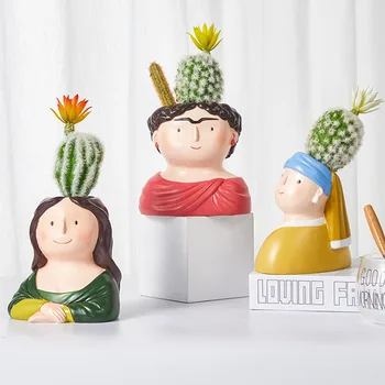 Nordic Ins Portrait Art Flower Vase Balcony Plant Flower Pot Container Small Cartoon Ornaments Home Decoration Wedding Gift
Nordic Ins Portrait Art Flower Vase Balcony Plant Flower Pot Container Small Cartoon Ornaments Home Decoration Wedding Gift