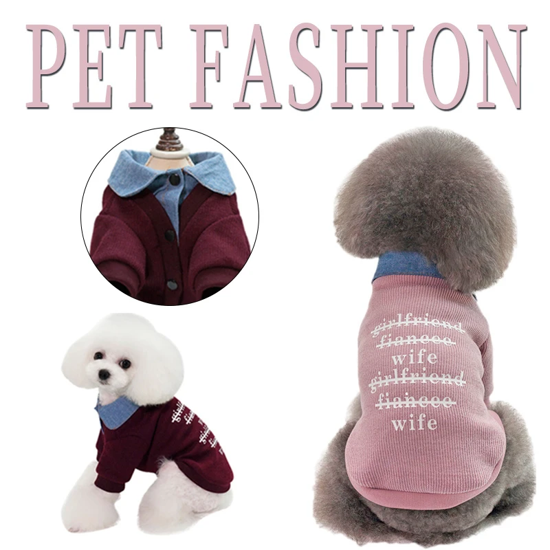 False Two Pieces Cowboy Collar Dog Clothes For Large Pet Spring Coat Jacke Chihuahua York Ropa Perro Pug Clothes For Dog Product
False Two Pieces Cowboy Collar Dog Clothes For Large Pet Spring Coat Jacke Chihuahua York Ropa Perro Pug Clothes For Dog Product