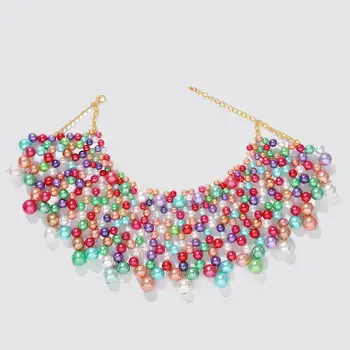 2019 ZA Simulated Pearls Necklace Women Wedding Korean Handmade Christmas Party For Girls Boho Statement Pendant Necklace Gift
2019 ZA Simulated Pearls Necklace Women Wedding Korean Handmade Christmas Party For Girls Boho Statement Pendant Necklace Gift