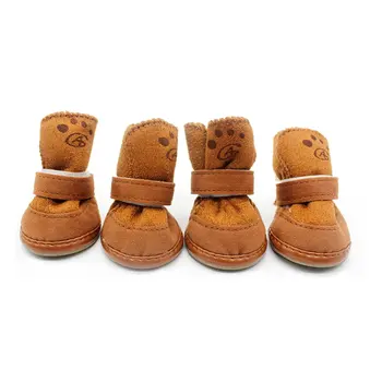 4pcs Dogs Snow Boots Soft Cozy Cashmere Walking Running Paws Dog Shoes Anti-skid Comfortable Puppy Pets Supplies Drop Shipping
4pcs Dogs Snow Boots Soft Cozy Cashmere Walking Running Paws Dog Shoes Anti-skid Comfortable Puppy Pets Supplies Drop Shipping