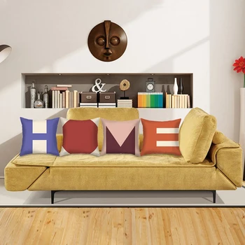 4 Pack 45X45cm Nordic Abstract Printing English Letters HOME Pillow Case Printed Pillow Case Bedroom Office
4 Pack 45X45cm Nordic Abstract Printing English Letters HOME Pillow Case Printed Pillow Case Bedroom Office