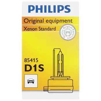 

free shipping 1pc original Philips xenon HID headlight bulb D1S D2S D2R D3S D4S D4R 85415 35W PK32d C1 made in Germany