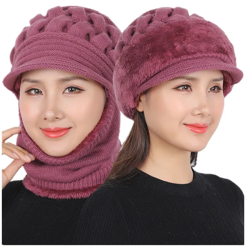 2020 New Coral Fleece Winter Hat Beanies Women's Hat Scarf Warm Breathable Wool Knitted Hat Women Double Layers Protection Caps
2020 New Coral Fleece Winter Hat Beanies Women's Hat Scarf Warm Breathable Wool Knitted Hat Women Double Layers Protection Caps
