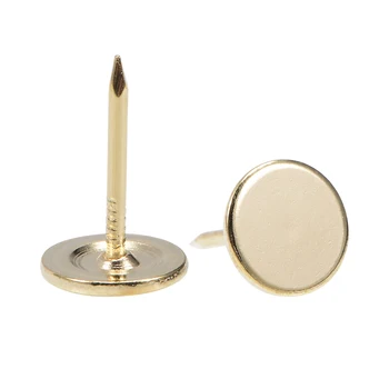 Uxcell Upholstery Nails Tacks 11mmx17mm Flat Head Furniture Nails Gold Tone 100 Pcs
Uxcell Upholstery Nails Tacks 11mmx17mm Flat Head Furniture Nails Gold Tone 100 Pcs