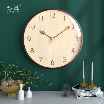 Nordic Solid Wood Wall Clock Living Room Wooden Wall Clock Creative Minimalist Personality Horloge Clocks Wall Home Decor Bb50
Nordic Solid Wood Wall Clock Living Room Wooden Wall Clock Creative Minimalist Personality Horloge Clocks Wall Home Decor Bb50