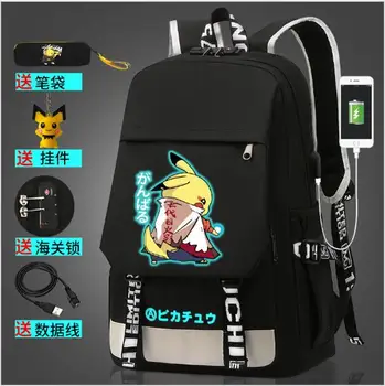 Luminous School Bags High Quality Pikachu backpacks For Girls Boys Student Laptop backpack USB Charging Mochila For Teenage
Luminous School Bags High Quality Pikachu backpacks For Girls Boys Student Laptop backpack USB Charging Mochila For Teenage