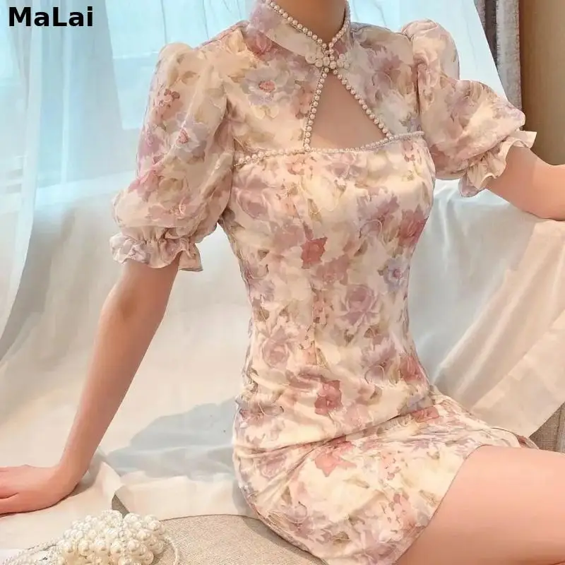 Женское винтажное платье с разрезом, элегантное дизайнерское платье с цветочным принтом, повседневное и праздвечерние чное платье с рукавами-фонариками, Новинка лета 2021
Женское винтажное платье с разрезом, элегантное дизайнерское платье с цветочным принтом, повседневное и праздвечерние чное платье с рукавами-фонариками, Новинка лета 2021