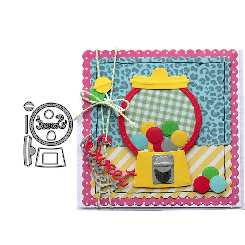 JC Metal Cutting Dies Candy Machine Scrapbooking Die Cut Stencil Folder Paper Mold Card Make Handmade Album Craft 2020 New Die
JC Metal Cutting Dies Candy Machine Scrapbooking Die Cut Stencil Folder Paper Mold Card Make Handmade Album Craft 2020 New Die