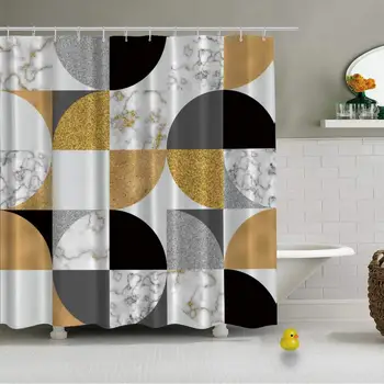 Modern Seamless Geometric Pattern Semicircles Circles Useful Shower Curtain for Home Office,72''L x 72''W
Modern Seamless Geometric Pattern Semicircles Circles Useful Shower Curtain for Home Office,72''L x 72''W