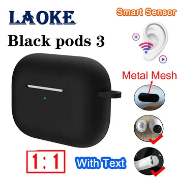 LAOKE Balck pods i90000 Pro 3 TWS 1: 1 size bluetooth EarphoneS Wireless Sport earphones 6D bass Stereo Headset For all Phones
LAOKE Balck pods i90000 Pro 3 TWS 1: 1 size bluetooth EarphoneS Wireless Sport earphones 6D bass Stereo Headset For all Phones