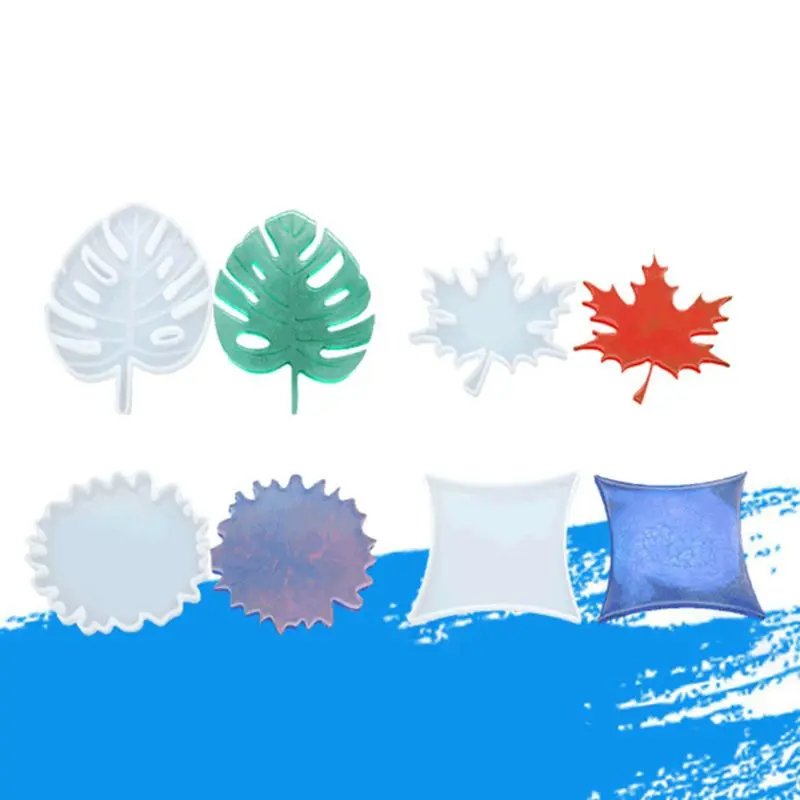 DIY crystal silicone epoxy Resin mold coaster irregular set table coaster mold handmade mirror leaves maple leaf diamond mold
DIY crystal silicone epoxy Resin mold coaster irregular set table coaster mold handmade mirror leaves maple leaf diamond mold
