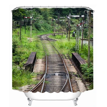 3d Shower Curtains Rural Train Road landscape Pattern Waterproof Bathroom Curtain Thickened Fabrics Bath Curtains Customizable
3d Shower Curtains Rural Train Road landscape Pattern Waterproof Bathroom Curtain Thickened Fabrics Bath Curtains Customizable