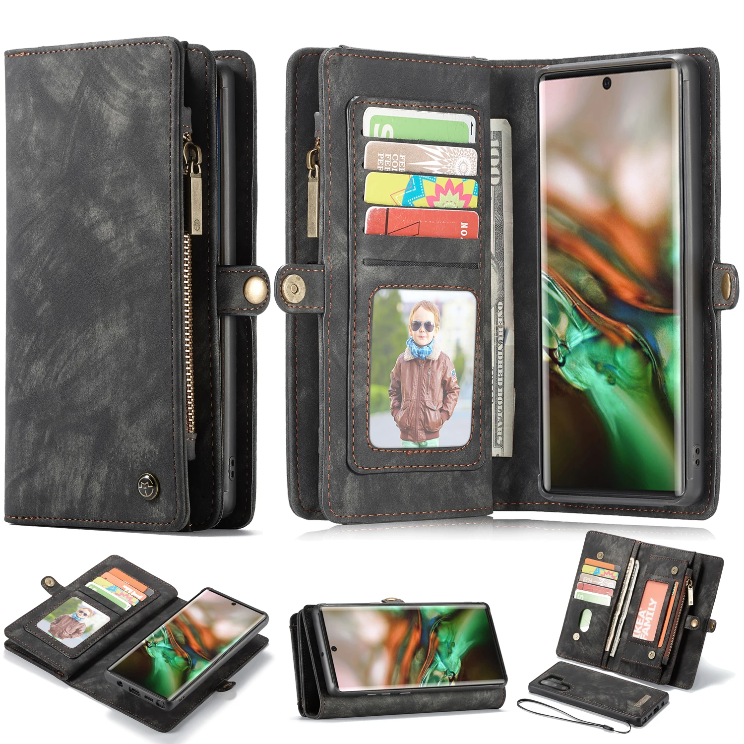 For Samsung Note10 Plus Phone Case 2 in 1 Detachable Zipper Flip Wallet Multi Card Case New Arrival Leather Skin Case of 2019
For Samsung Note10 Plus Phone Case 2 in 1 Detachable Zipper Flip Wallet Multi Card Case New Arrival Leather Skin Case of 2019