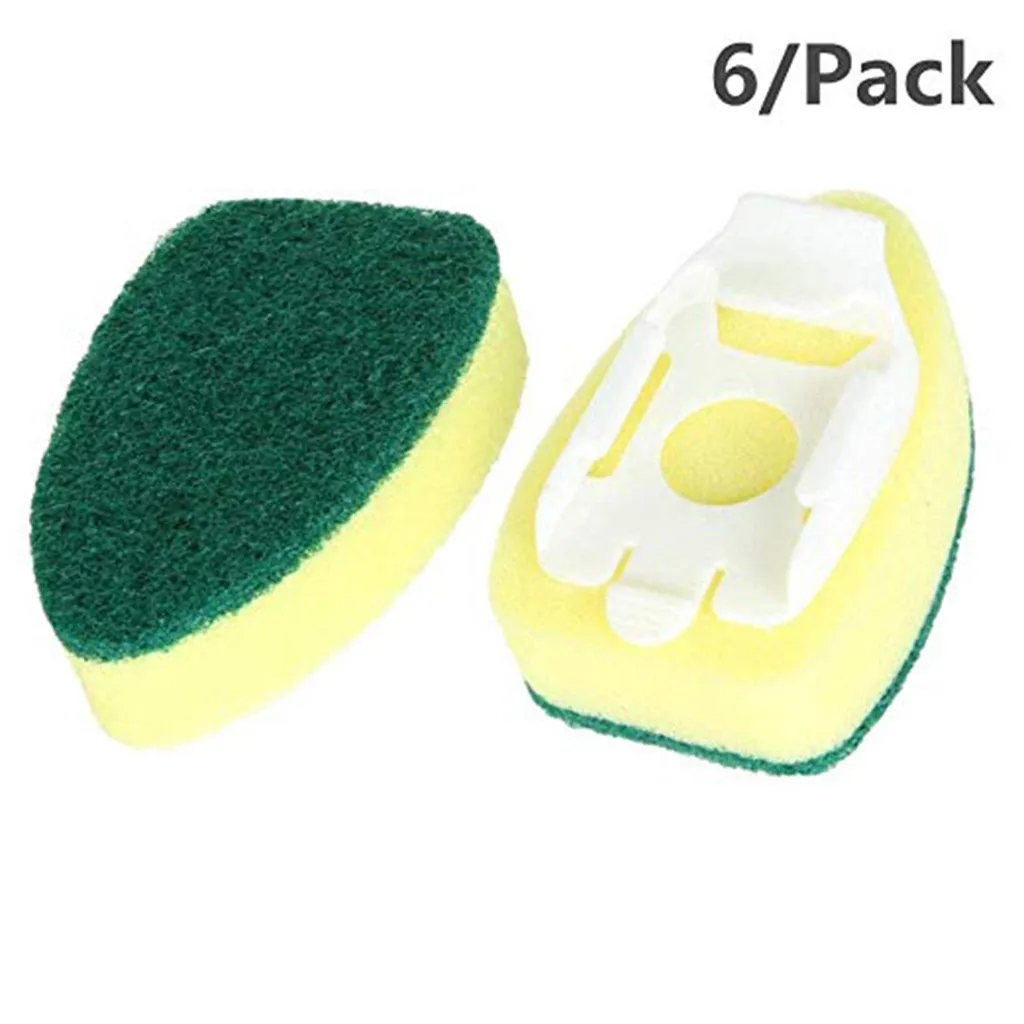 6Pcs Sponge Brush With Handle Sink Clean Refill Replacement Heads Water Spray Sponges Home Kitchen Bowl Tableware Stove Washing
6Pcs Sponge Brush With Handle Sink Clean Refill Replacement Heads Water Spray Sponges Home Kitchen Bowl Tableware Stove Washing
