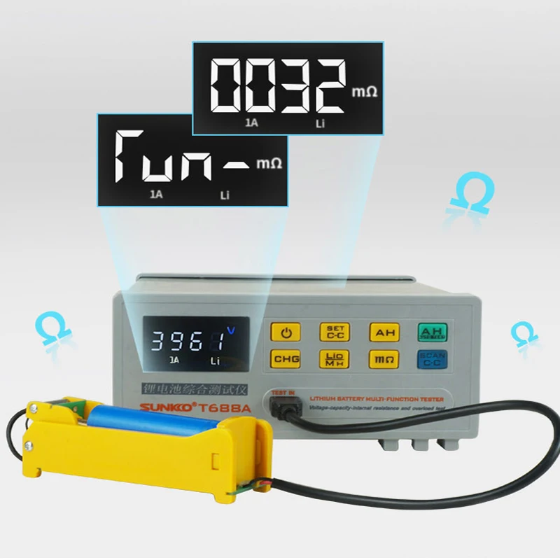 Battery Internal Resistance Capacity Portable Tester Electrical Instrumentation Smart Charging Strong Compatibility 110/220V
Battery Internal Resistance Capacity Portable Tester Electrical Instrumentation Smart Charging Strong Compatibility 110/220V