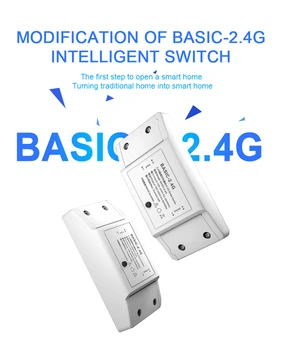 Tuya 2.4G Smart Switch Modification Module Remote Control 110V 220V Electrical Bluetooth Wireless Work With EWeLink APP Control
Tuya 2.4G Smart Switch Modification Module Remote Control 110V 220V Electrical Bluetooth Wireless Work With EWeLink APP Control