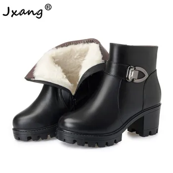 JXANG 2020 Classic Women's belt autumn ankle boots square high heel platform shoes ultra high heels winter short plush boots 
JXANG 2020 Classic Women's belt autumn ankle boots square high heel platform shoes ultra high heels winter short plush boots