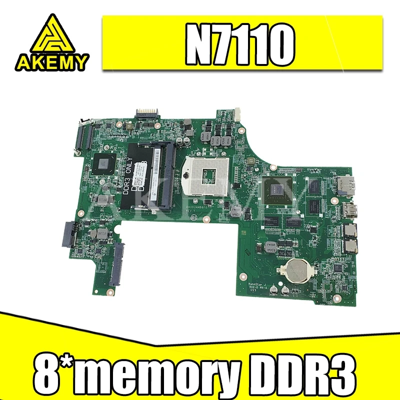 Материнская плата для ноутбука For DELL N7110 PC материнская 09NWTG DAV03AMB8E1 full tesed DDR3 |