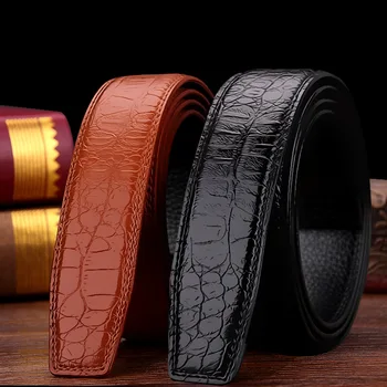 3.50cm Wide Crocodile Strap Belt No Buckle Leather Belt Without Automatic Buckle
3.50cm Wide Crocodile Strap Belt No Buckle Leather Belt Without Automatic Buckle