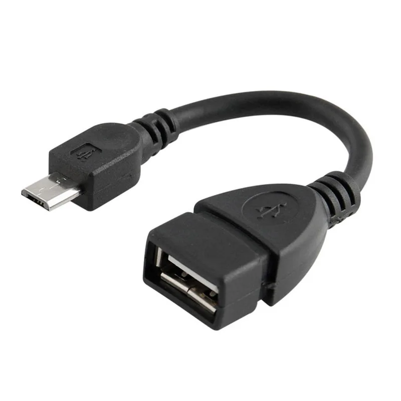 Кабель-переходник Micro USB папа-USB 2 0 мама OTG для передачи данных кабель-переходник