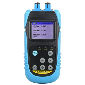 Power meter Tester AUA-607P Handheld PON Fiber Optic Power Meter with SC UPC Connector pon with 1310nm,1490nm,1550nm wavelength
Power meter Tester AUA-607P Handheld PON Fiber Optic Power Meter with SC UPC Connector pon with 1310nm,1490nm,1550nm wavelength