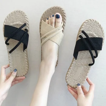 Women Summre Slippers Flock Flat Heels Peep Toe Platform Solid Fashion Casual Slides 2020 Beach Outdoor Sandals Zapatos De Mujer
Women Summre Slippers Flock Flat Heels Peep Toe Platform Solid Fashion Casual Slides 2020 Beach Outdoor Sandals Zapatos De Mujer