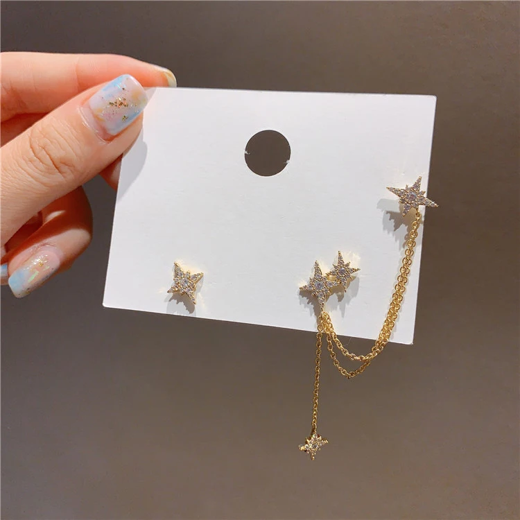 2020 Fashion Classic Geometric Women Stud Earrings Asymmetrical Star Earrings Female Korean Jewelry Accessories Girl Gift
2020 Fashion Classic Geometric Women Stud Earrings Asymmetrical Star Earrings Female Korean Jewelry Accessories Girl Gift