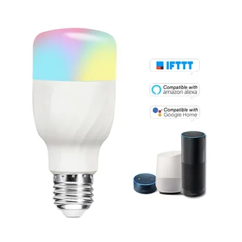 NEWKBO V7 Smart WIFI LED Bulb RGB+W LED Bulb 11W E26 Dimmable Light Phone Remote Control Group Control Voice Control Light Bulb
NEWKBO V7 Smart WIFI LED Bulb RGB+W LED Bulb 11W E26 Dimmable Light Phone Remote Control Group Control Voice Control Light Bulb