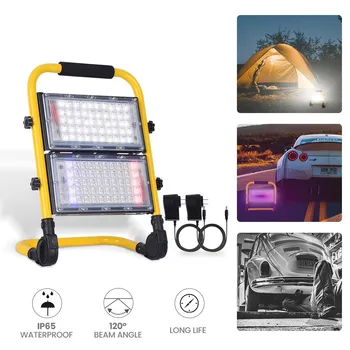 LED flood light 50W 100W rechargeable portable flood light camping light three modes + strobe function for camping outdoor
LED flood light 50W 100W rechargeable portable flood light camping light three modes + strobe function for camping outdoor