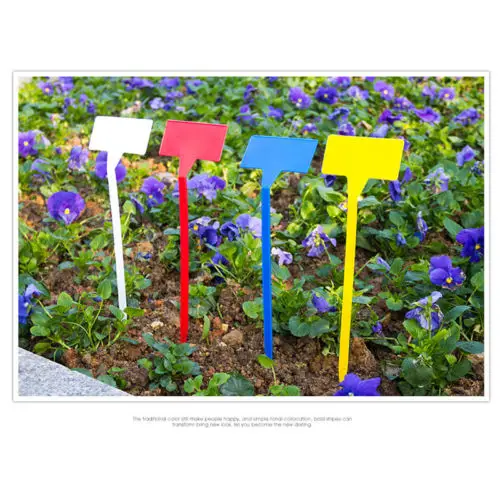 10Pcs/set T-Type Seed Plant Labels Upturned Plastic Tags Nursery Garden Marker
10Pcs/set T-Type Seed Plant Labels Upturned Plastic Tags Nursery Garden Marker
