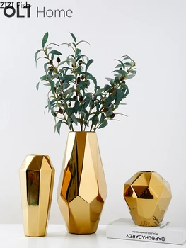 NORDIC CREATIVE MODERN GOLD GEOMETRIC CERAMICS VASE GOLD VASE HOME DECORATION FLOWER ARRANGEMENT CRAFTS ORNAMENTS WEDDING
NORDIC CREATIVE MODERN GOLD GEOMETRIC CERAMICS VASE GOLD VASE HOME DECORATION FLOWER ARRANGEMENT CRAFTS ORNAMENTS WEDDING