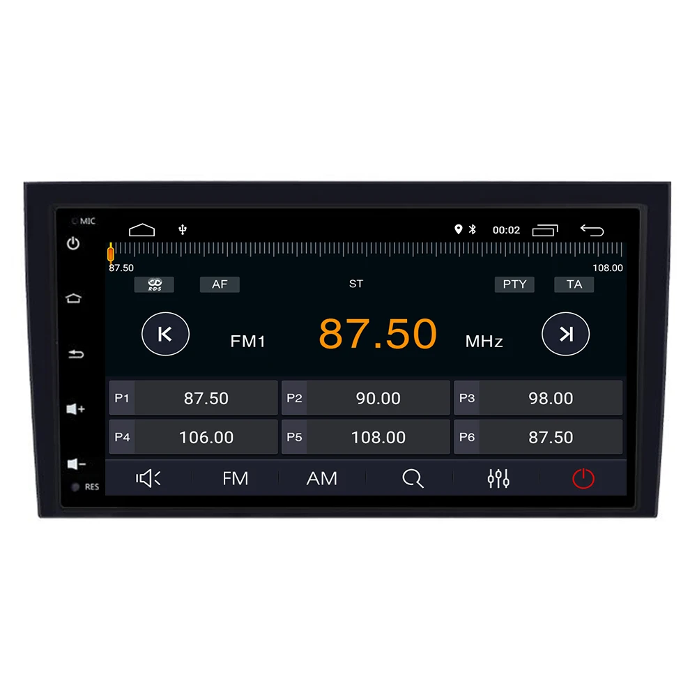 Автомагнитола 2 din Android 10 для Audi A4 B6 B7 S4 RS4 SEAT Exeo 2002-2008 GPS-навигация стерео головное