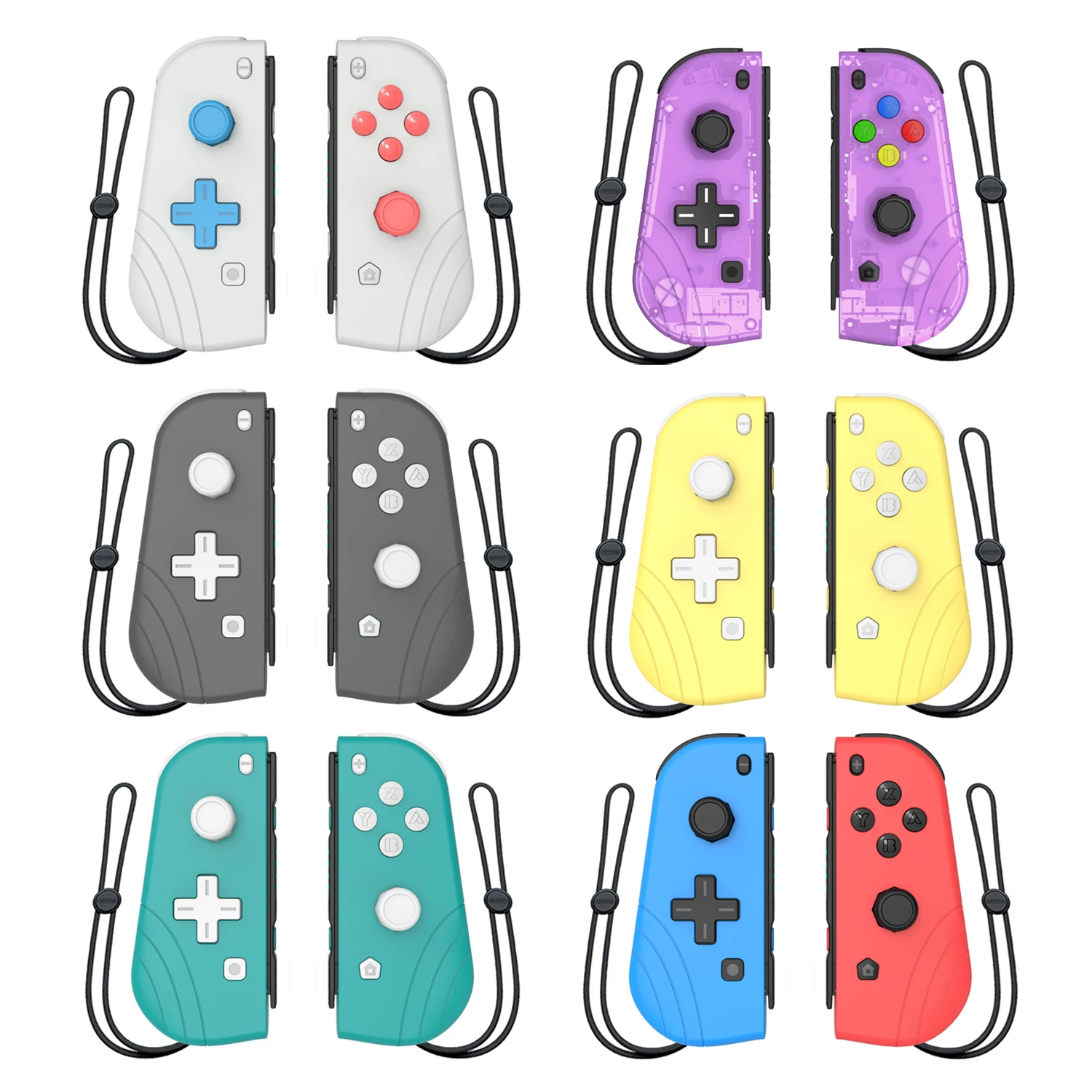 Bevigac 1 Pair Wireless Gamepad Controller Grip Handle with Gyro-Axis Double-vibration Wakeup Function for Nintendo Switch
Bevigac 1 Pair Wireless Gamepad Controller Grip Handle with Gyro-Axis Double-vibration Wakeup Function for Nintendo Switch