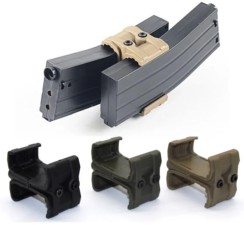 Tactical Rifle Dual Parallel Magazine for AK AR15 M4 MAG595 Airsoft Magazine Speed Loader Link Clamp Gun Mag Case Connector
Tactical Rifle Dual Parallel Magazine for AK AR15 M4 MAG595 Airsoft Magazine Speed Loader Link Clamp Gun Mag Case Connector